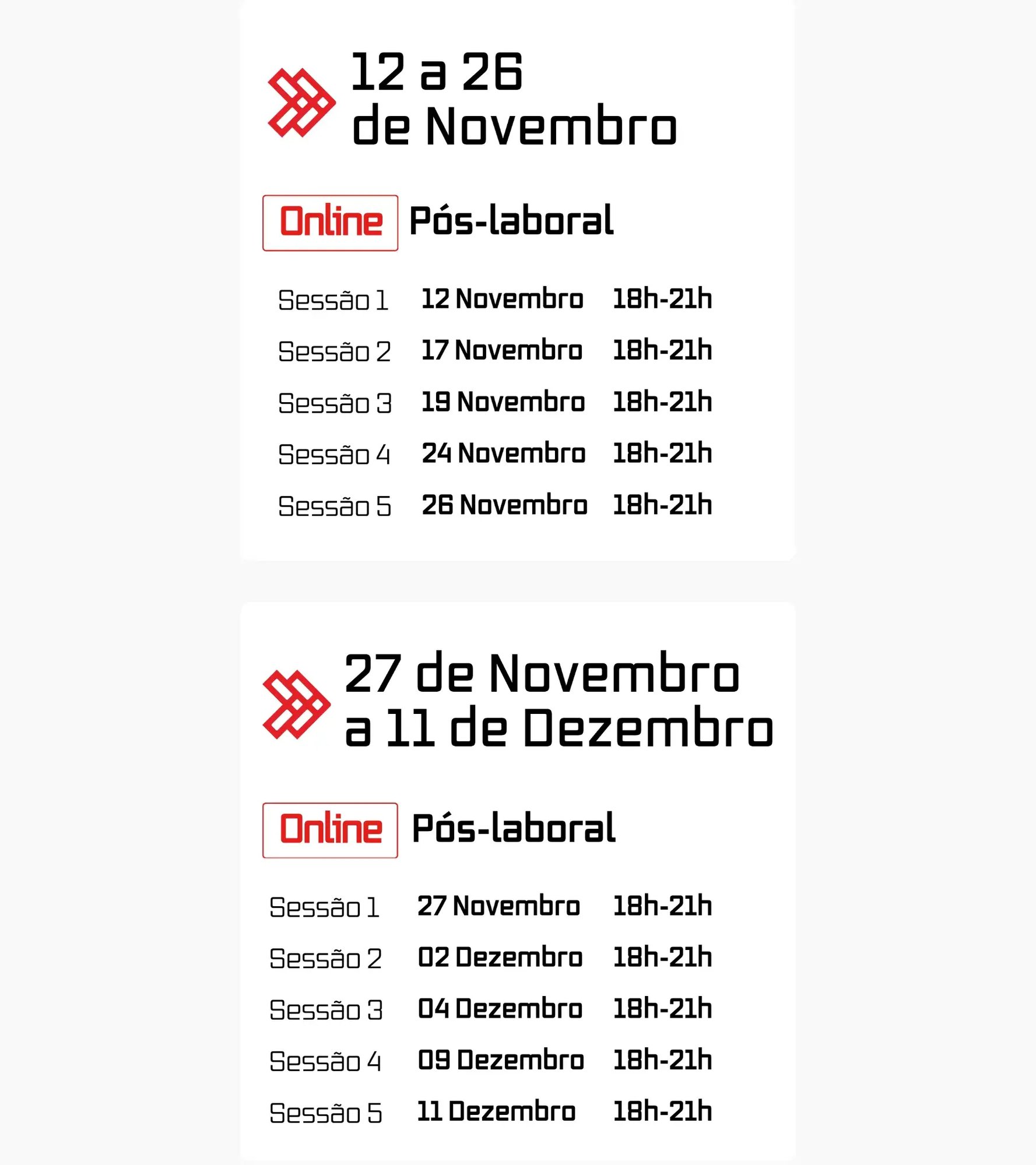 Datas IA professores  Mobile